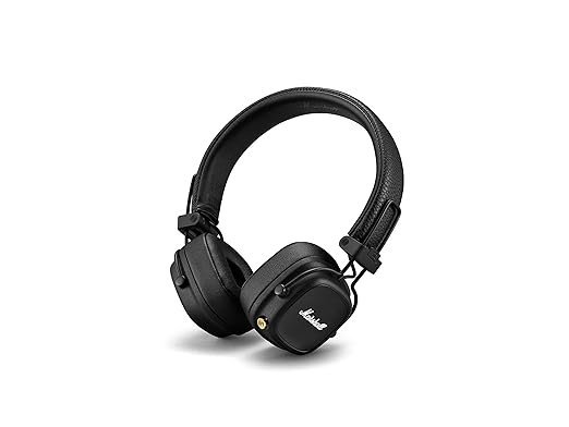 Marshall Major IV Wireless Bluetooth Headphones | Black