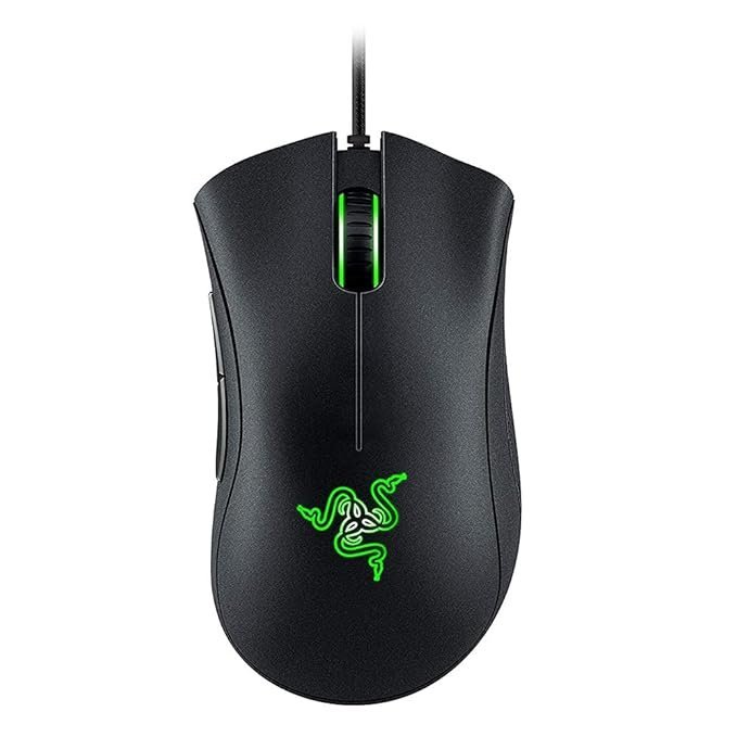 Razer DeathAdder Essential Wired Gaming Mouse - 6400 DPI Sensor, Black