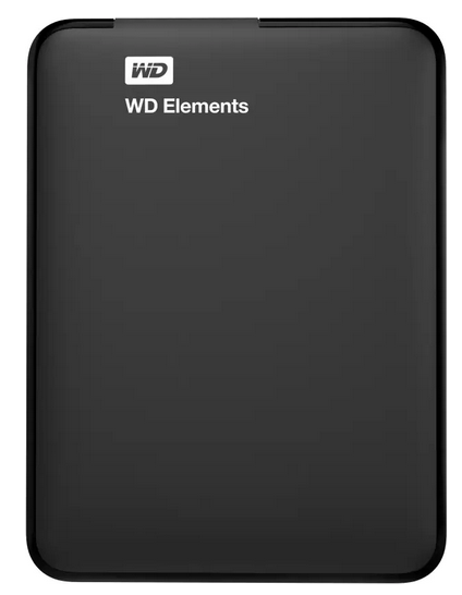 WD Elements 1TB External HDD - Black